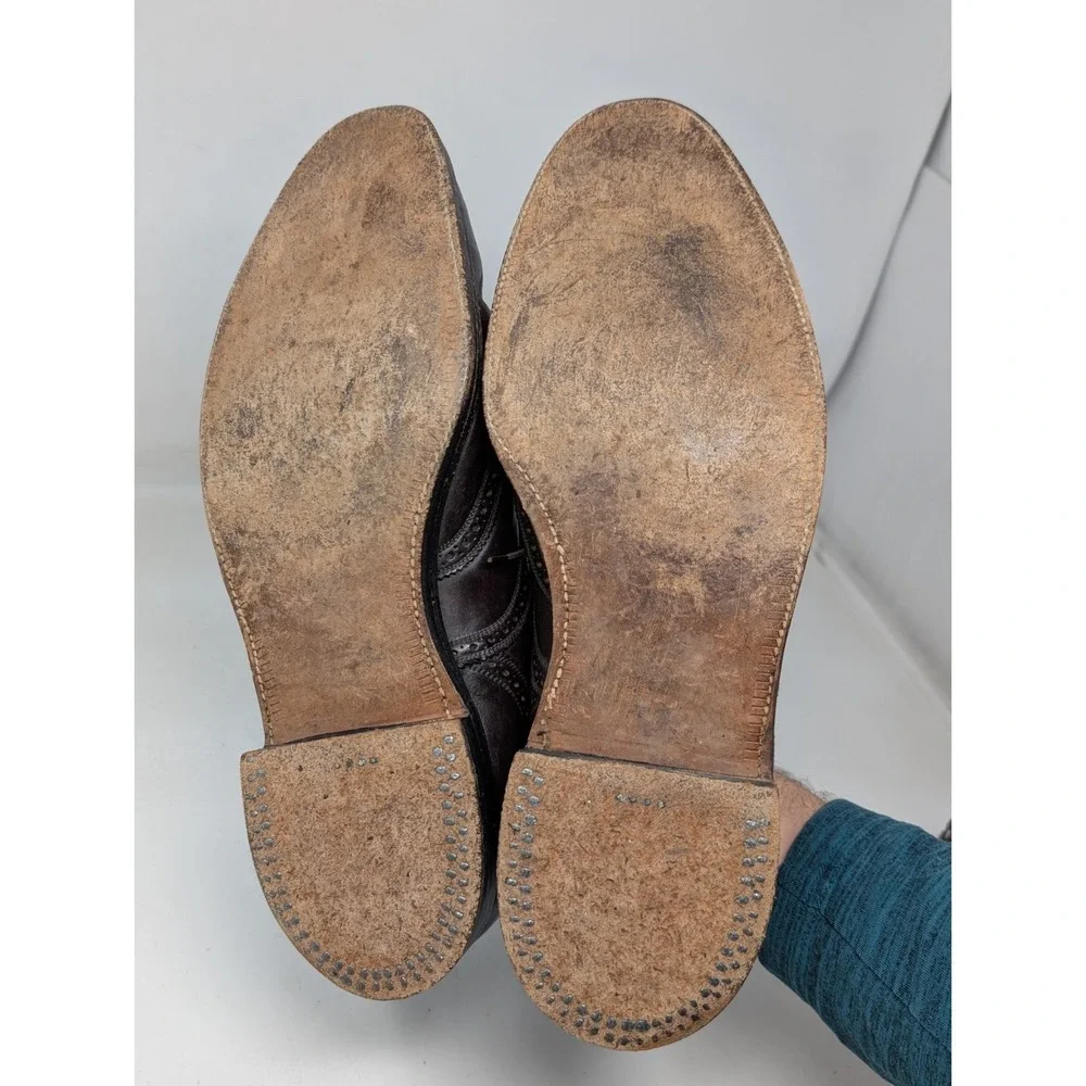 Florsheim Imperial Kenmoor Short Wingtip Shell Cordovan Shoes Men's Sz 13B 32301